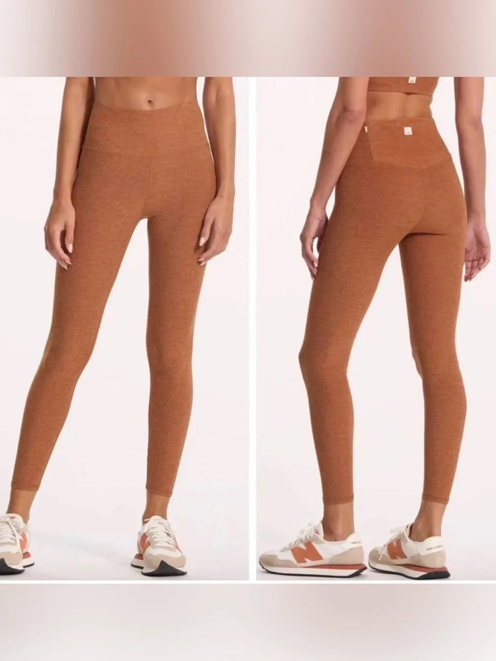 Vuori Clean Elevation Leggings - Palo Santo Heather - S